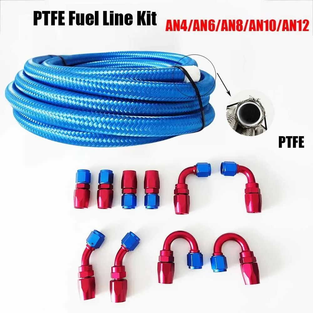 Ptfe гоночный тормозной шланг топливный