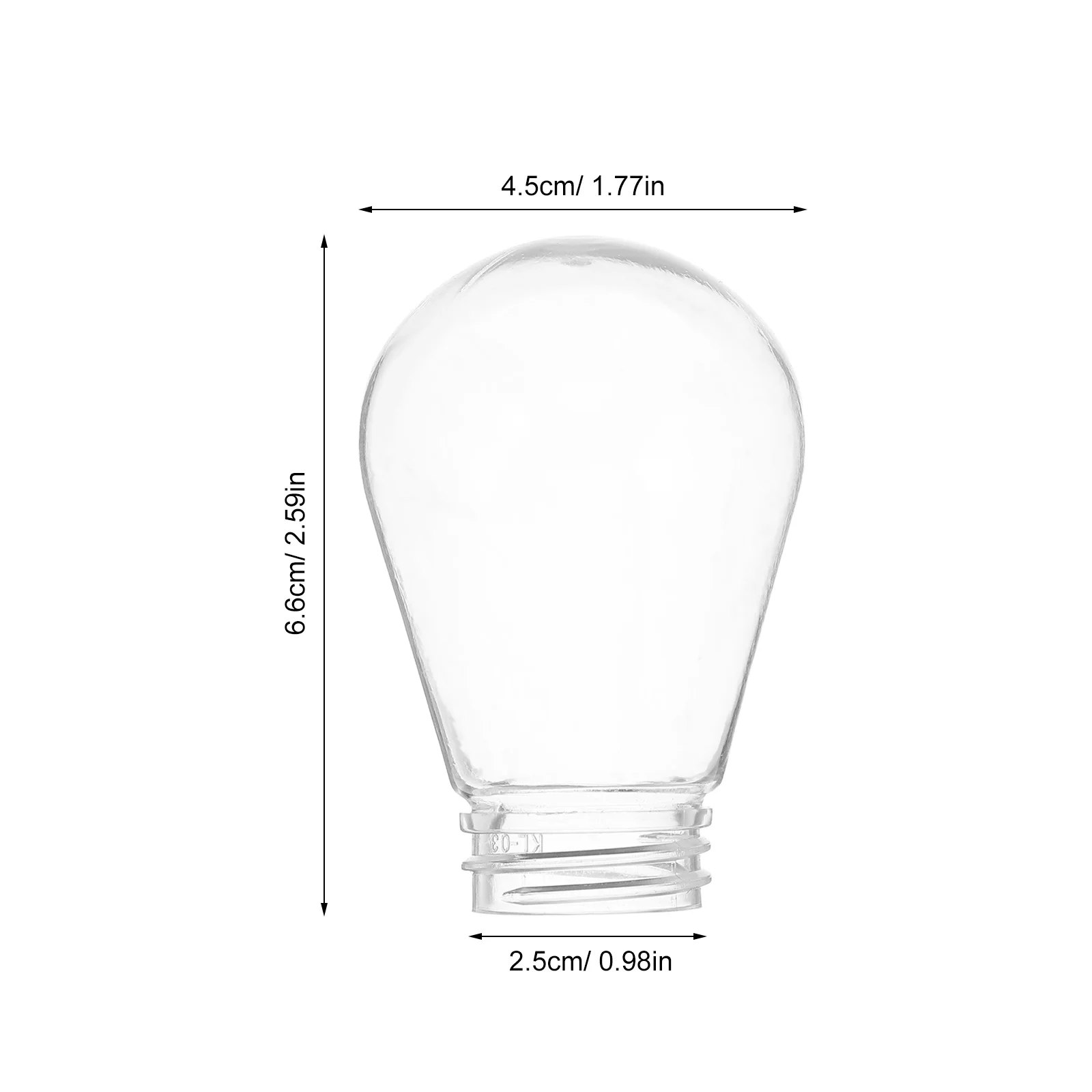 Прозрачные крышки ламп e27 - Фотография_3