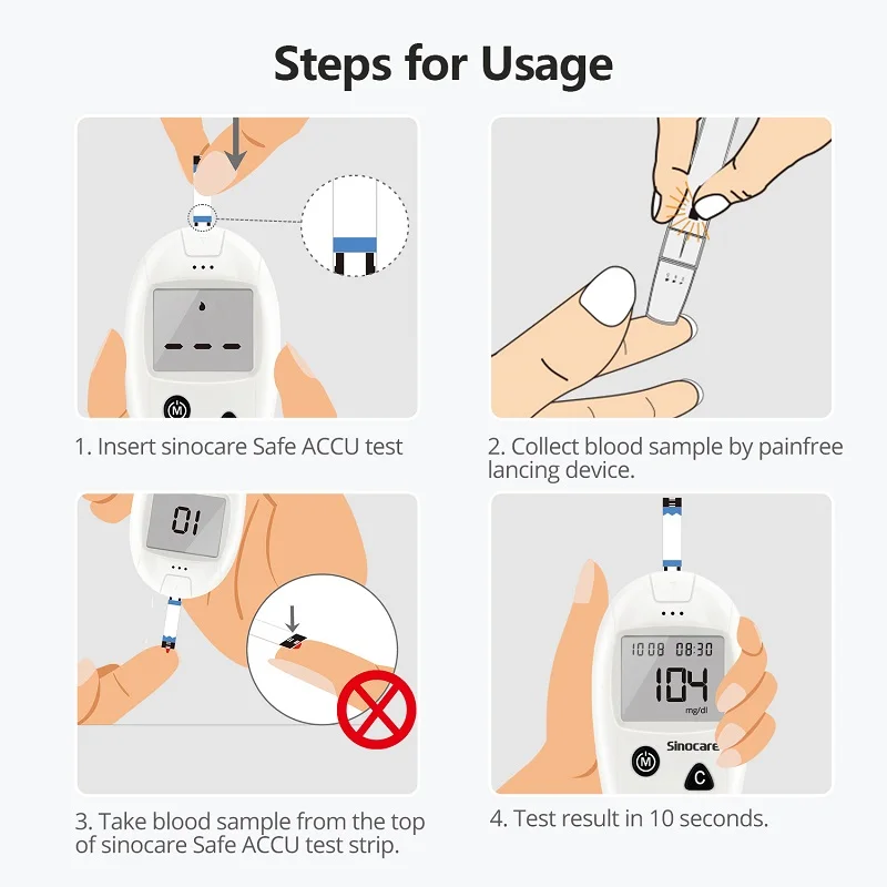 Sinocare safe accu тест-полоски - Фотография_5