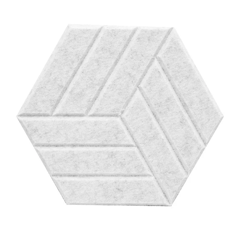 Шестиугольная самоклеящаяся звукопоглощающая панель - Фотография_5