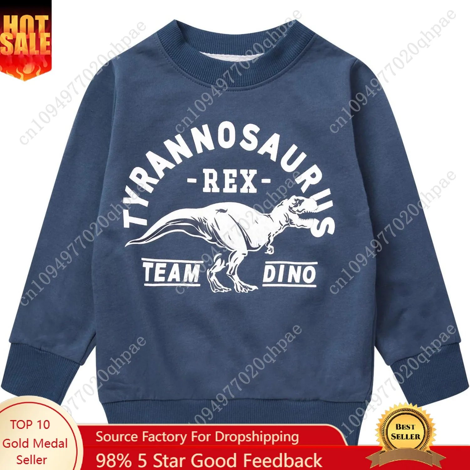 Кофты с динозавром akyzic для мальчиков