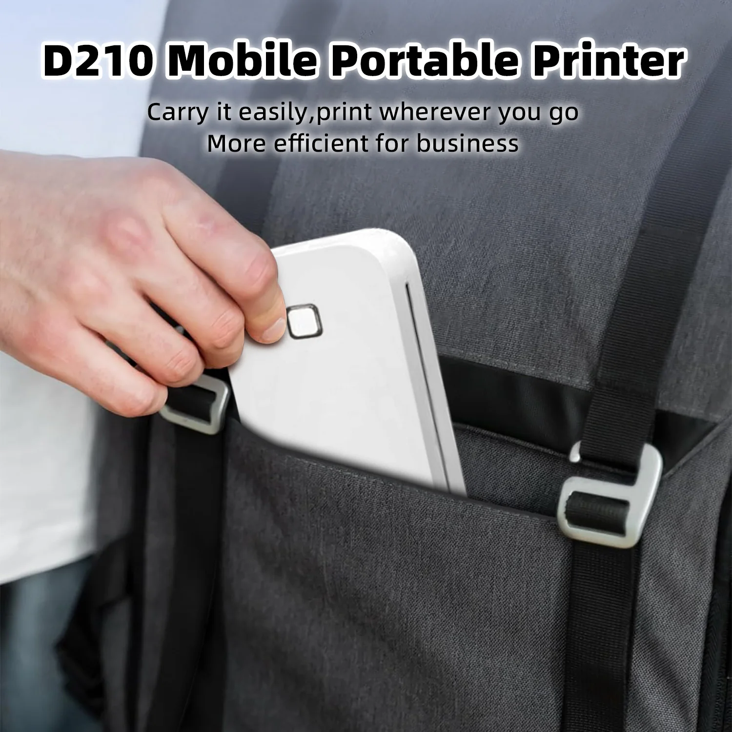 Термальный бесчернильный принтер bluetooth a4 maker - Фотография_6