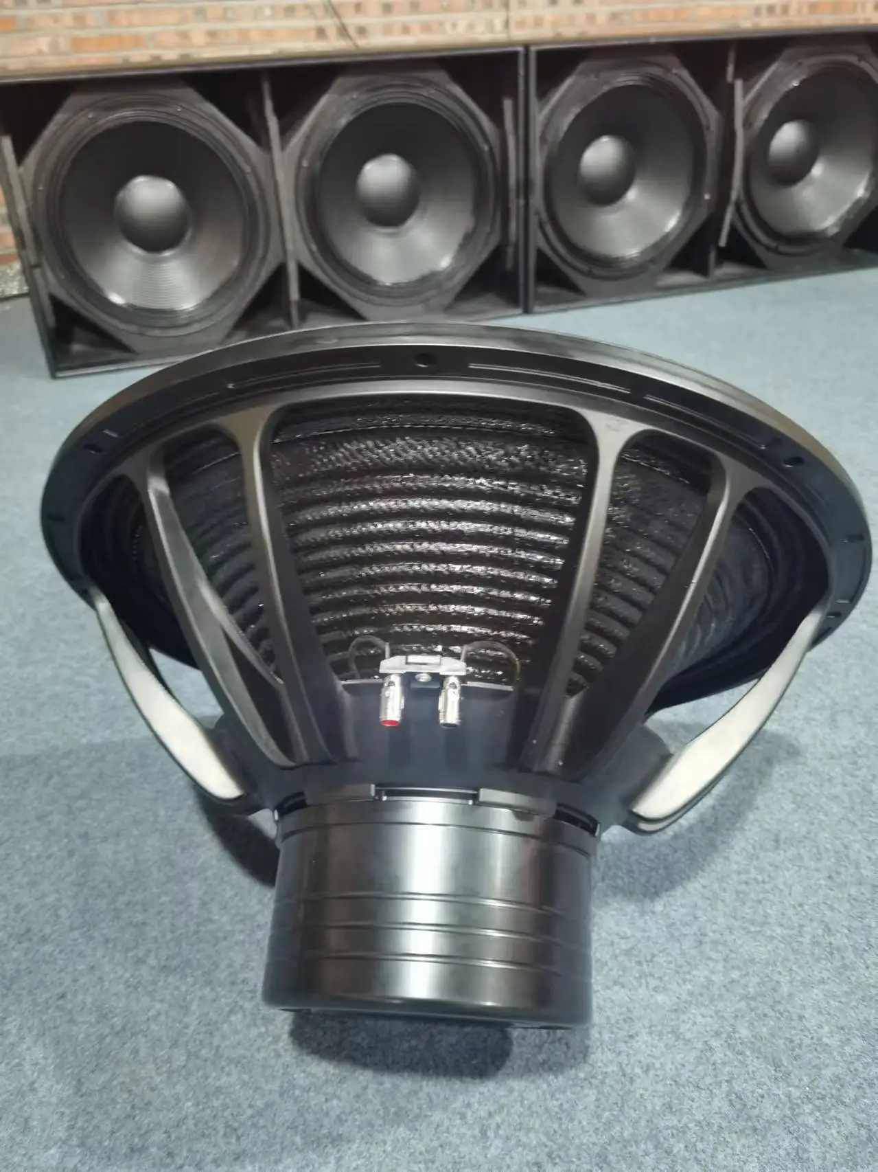 Высокомощные неодимовые конусные басовые колонки из углеродного волокна - Фотография_5