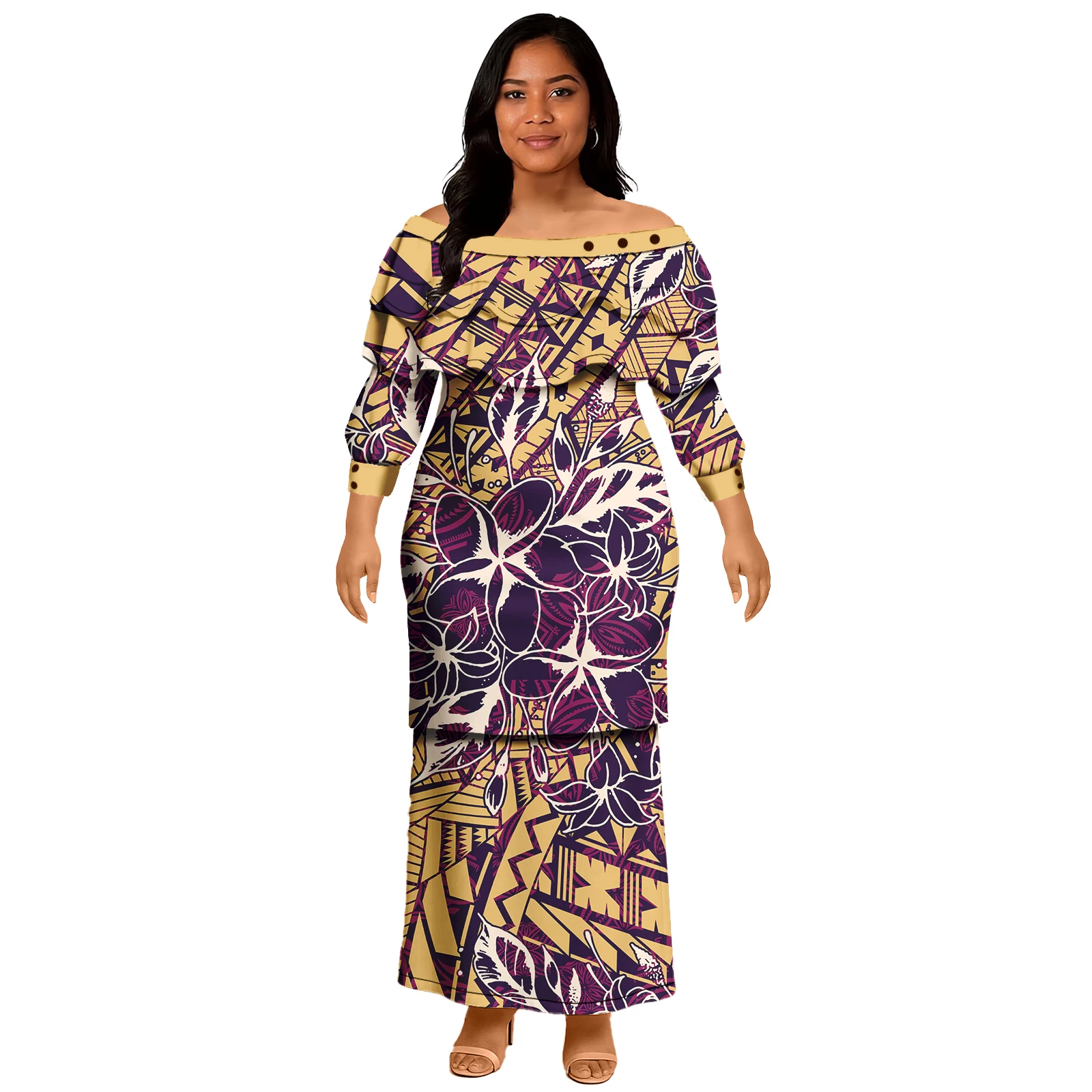 Платье пулетаси полинезийский самоа