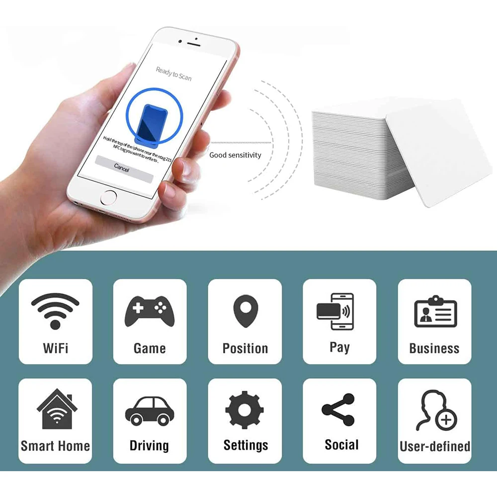 Rfid nfc smart ntag215 - Фотография_5