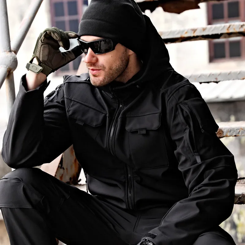 Military jackets men tactical soft - Фотография_4