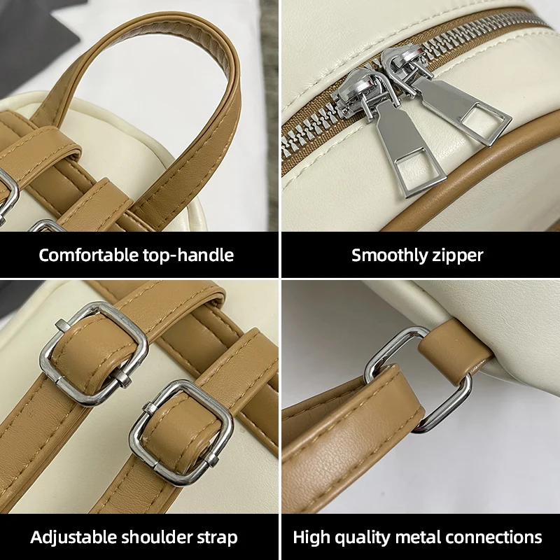 Мини-рюкзак с двумя плечами для женщин - Фотография_5