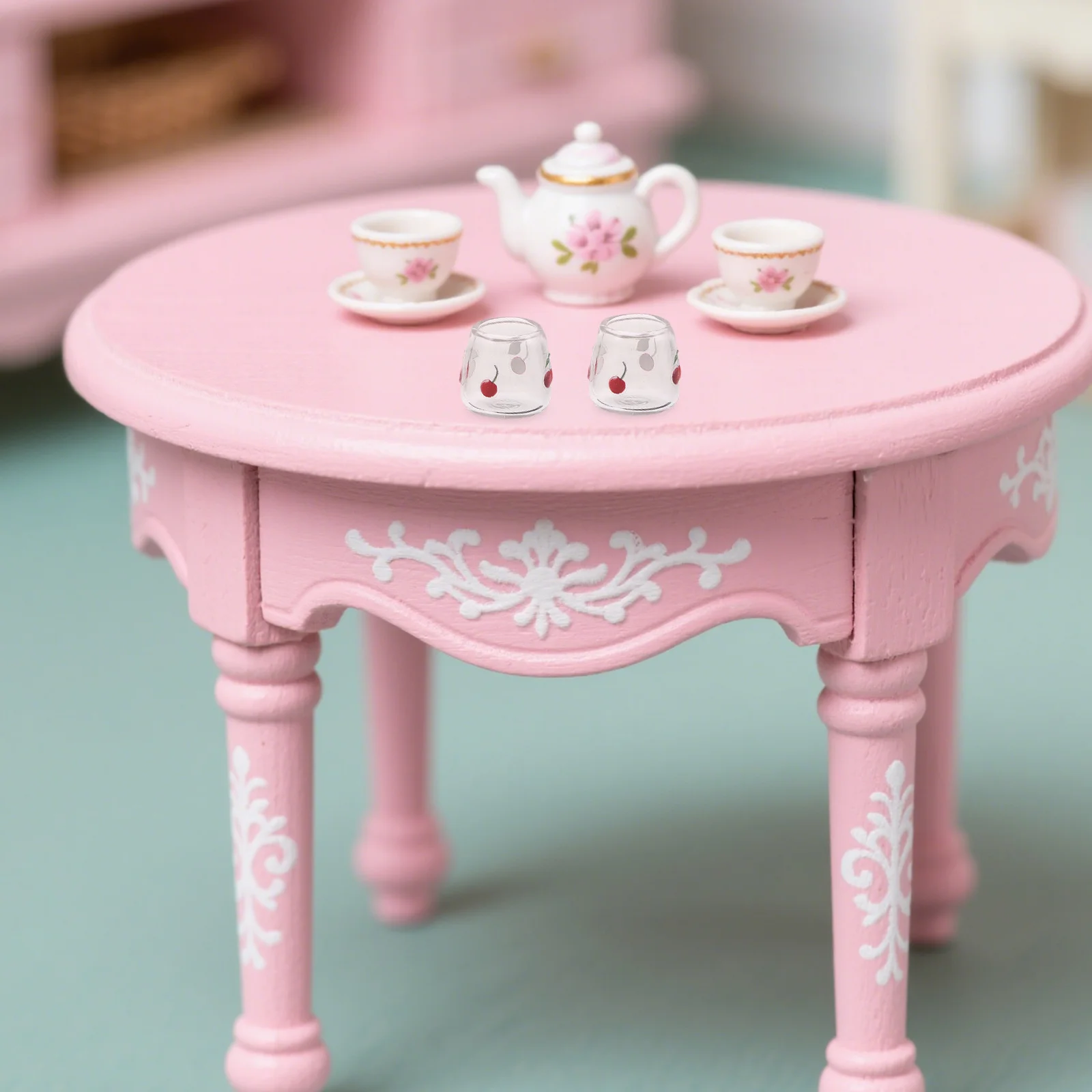 Мини-чашки для питья для кукольного домика