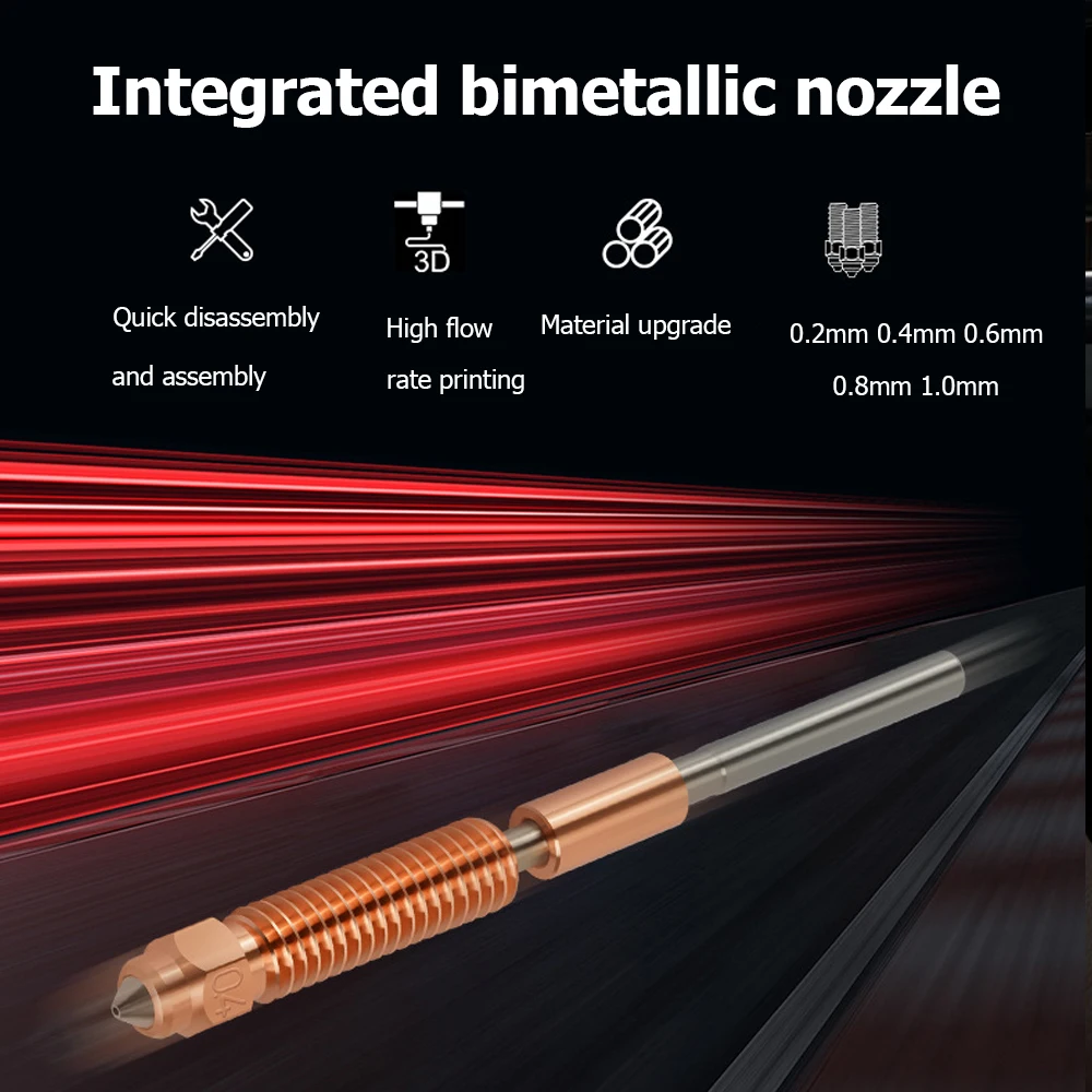 Обновленное сопло k1c для creality k1 max k1c ender-3 v3 - Фотография_2