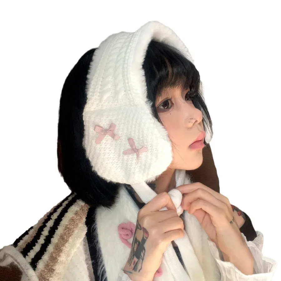 Новые вязаные наушники с завязками - Фотография_5