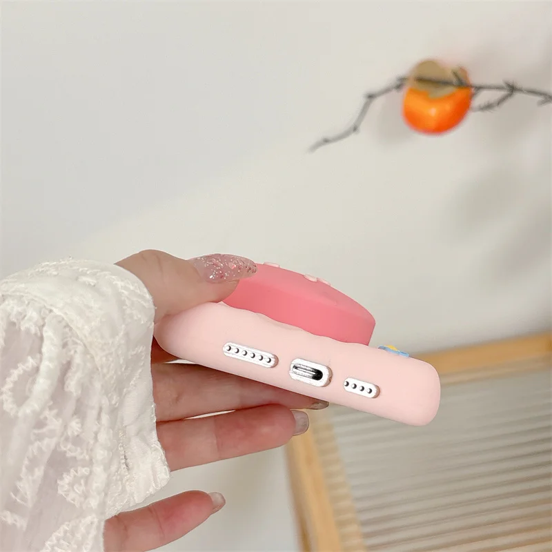 Для iphone 16 pro max розовый клубничный - Фотография_6