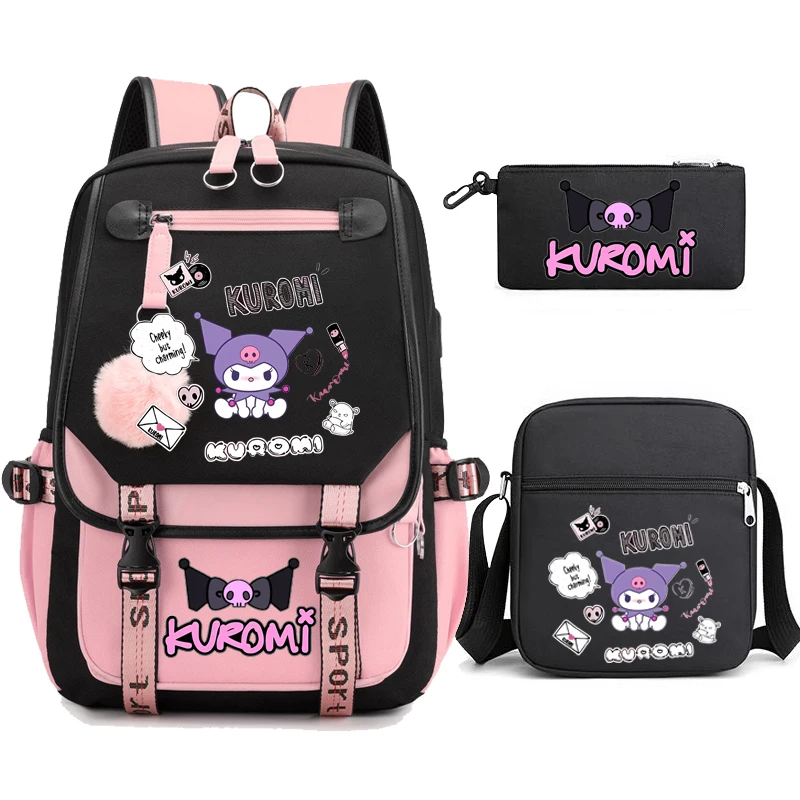 Студенческий рюкзак kuromi - Фотография_2