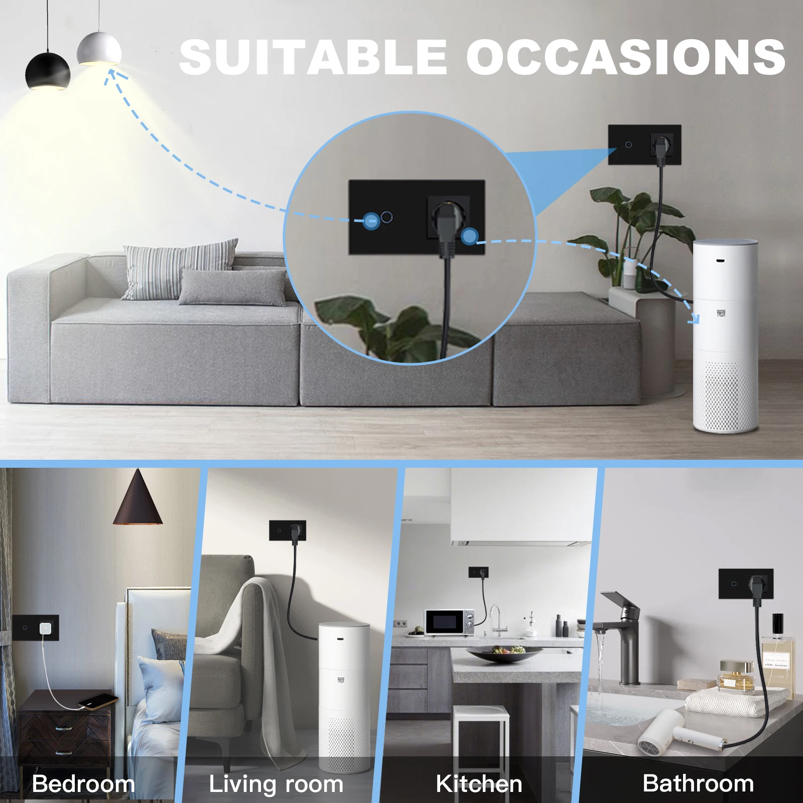 Сенсорные выключатели света bseed - Фотография_4