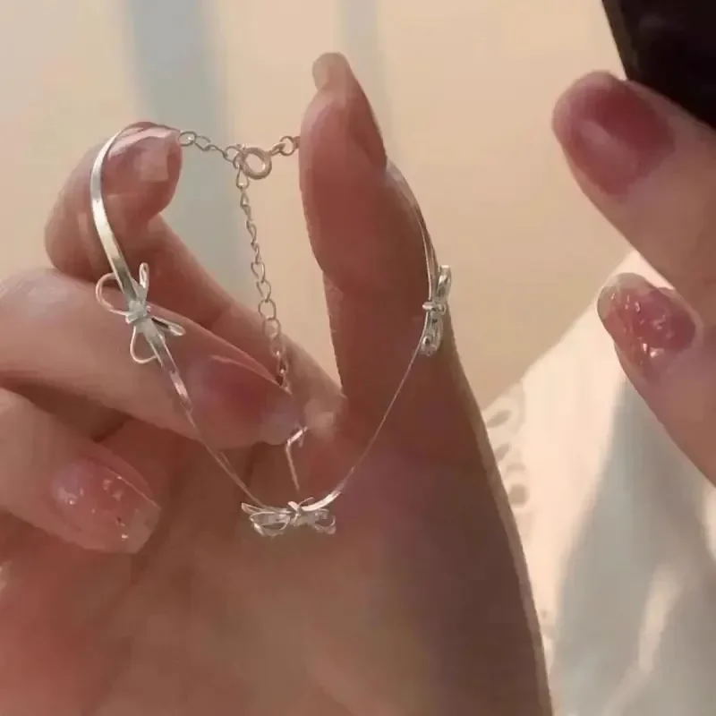 Lats модные милые браслеты с бантом для женщин и девочек - Фотография_4