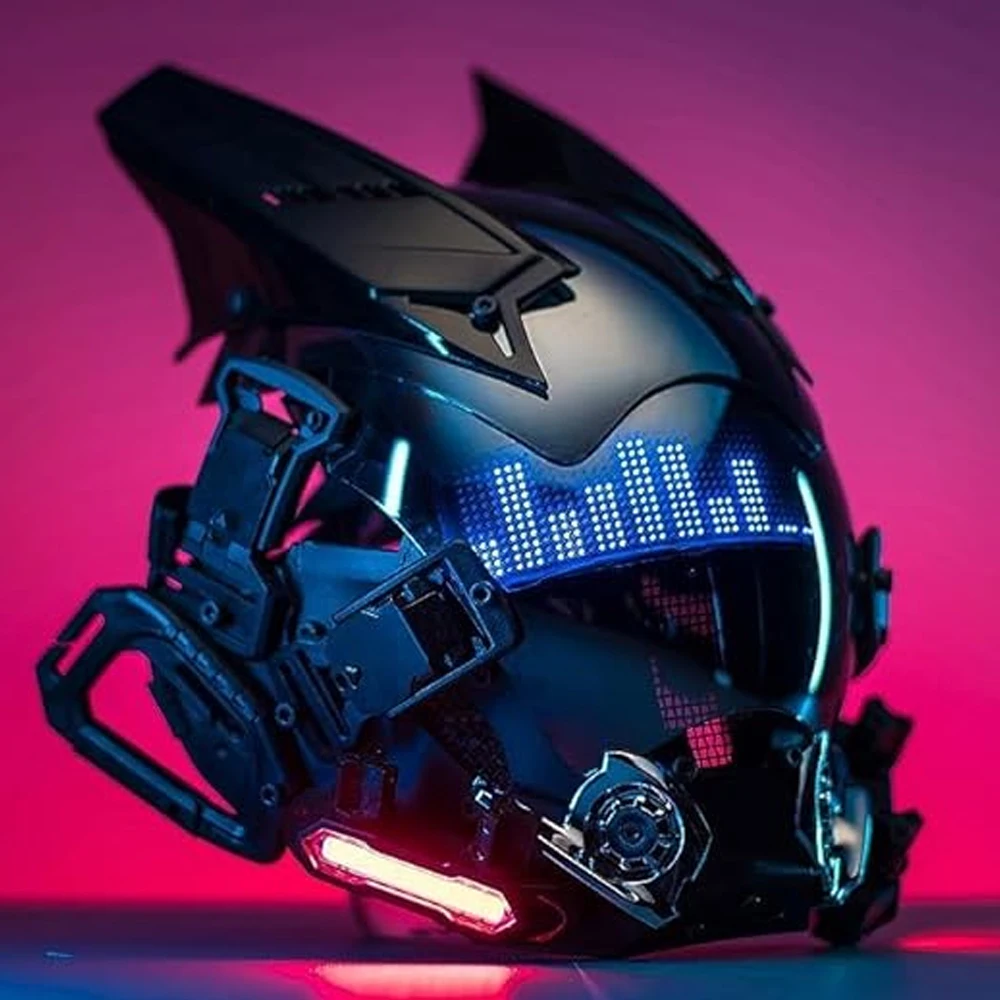 Cyberpunk gothic mask helmet techwear - Фотография_2