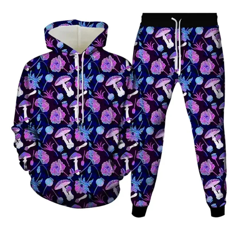 Мужские и женские модные толстовки с 3d принтом