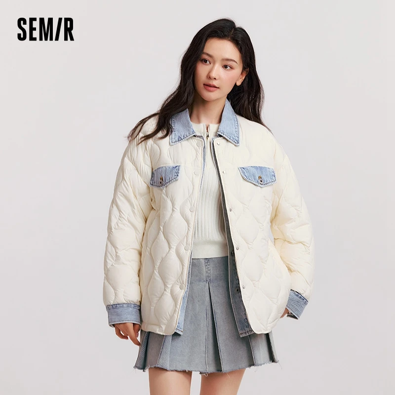 Пуховик semir женский средней длины - Фотография_5