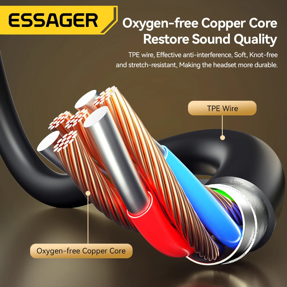 Проводные наушники essager 3 - Фотография_4
