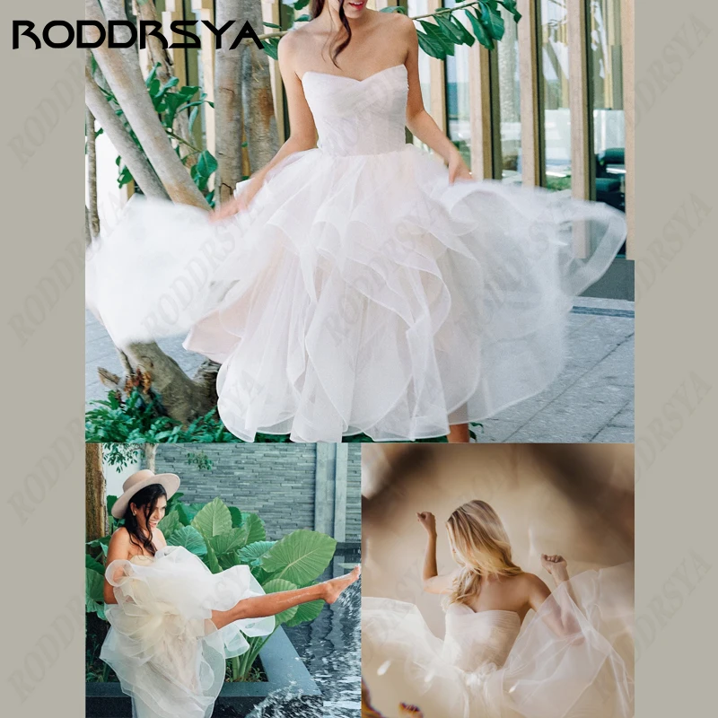 Короткое свадебное платье roddrsya для женщин