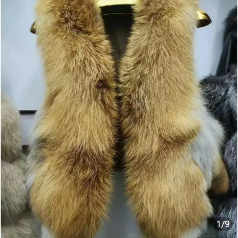 Autumn winter new fox fur short - Фотография_2