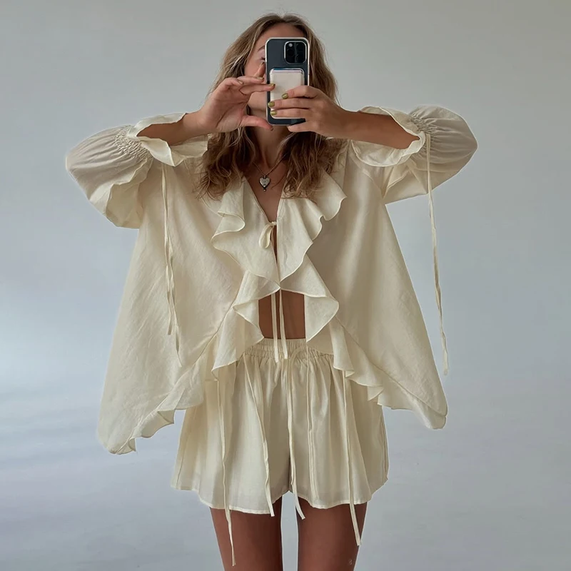 Tornova женские шорты с рюшами - Фотография_2