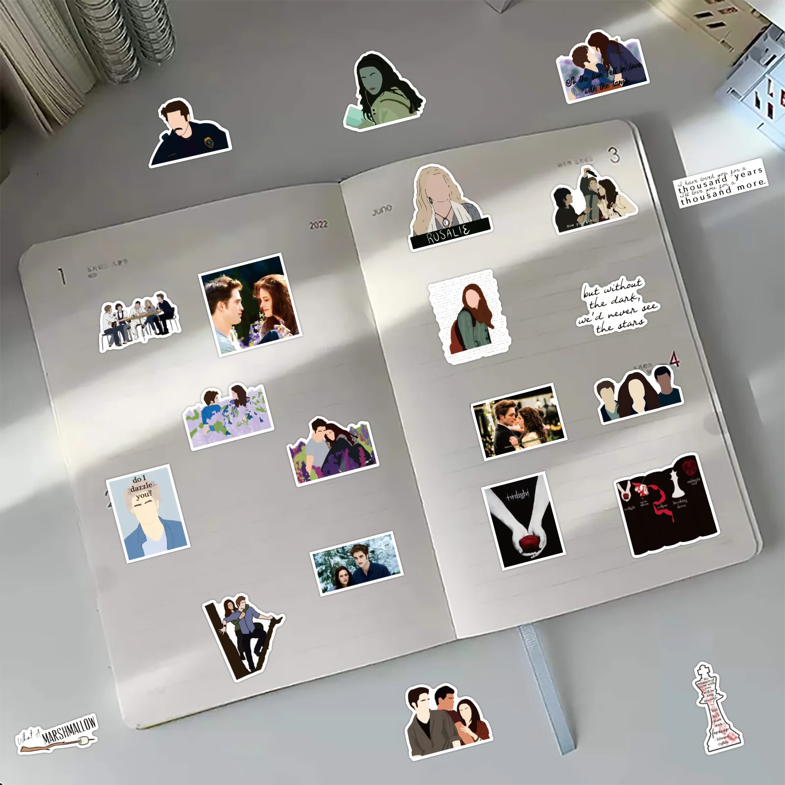 Новые креативные декоративные наклейки с граффити из фильма «сумерки» - Фотография_5