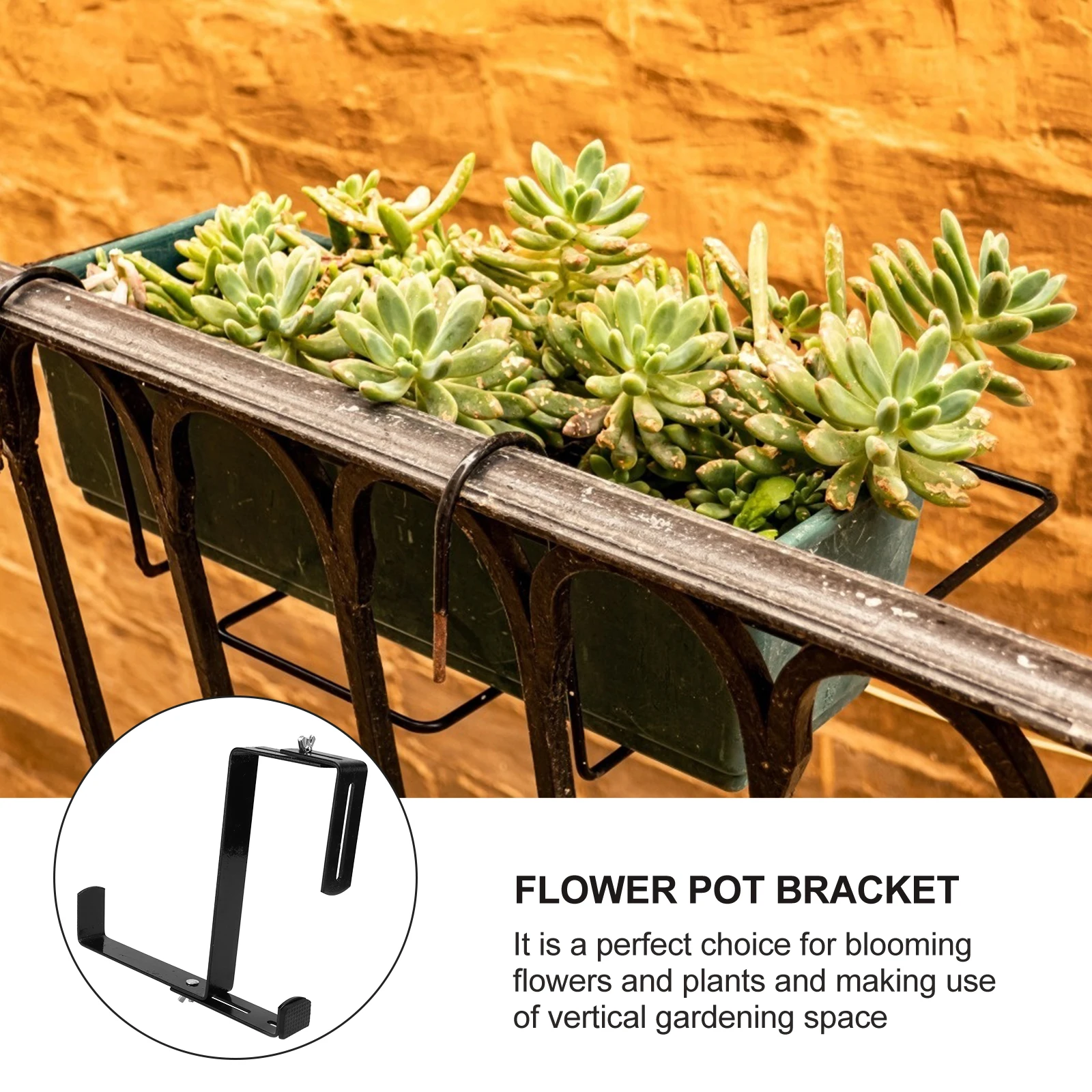 Вешалка для цветочного горшка на балконе - Фотография_4