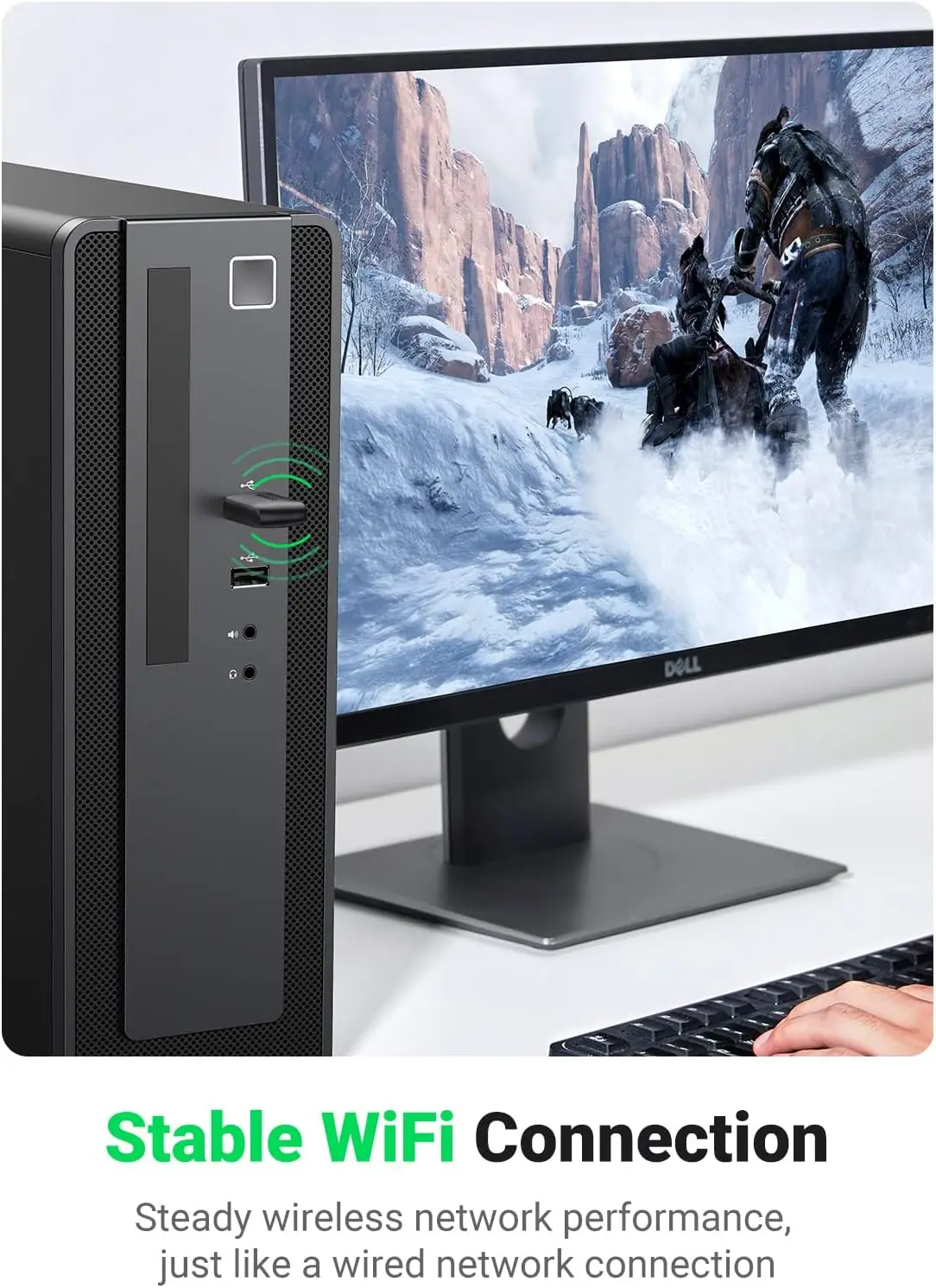 Ugreen ac650 usb wi-fi адаптер для настольного пк 5g 2 - Фотография_3