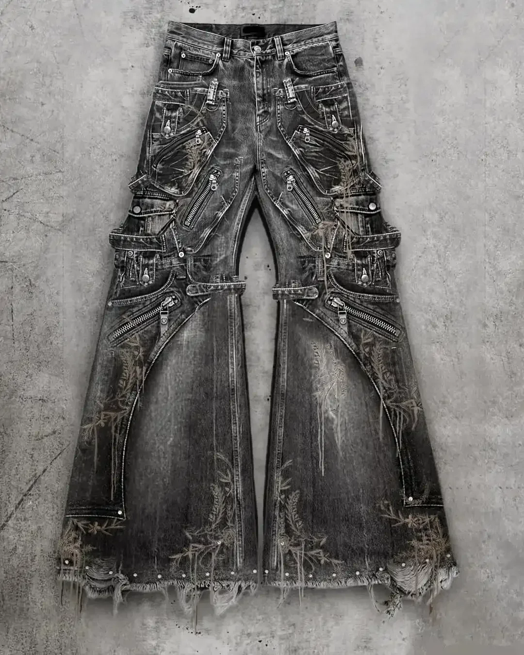 Большие карманы с широкими штанинами - Фотография_2