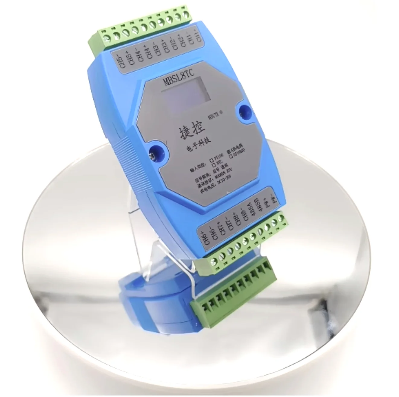 8-канальный модуль измерения температуры термопары k-типа rs485 modbus rtu - Фотография_2