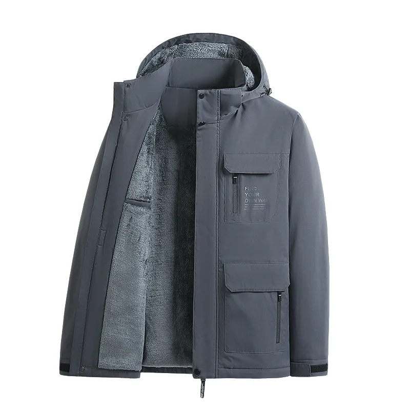 Мужская утолщенная ветрозащитная - Фотография_2