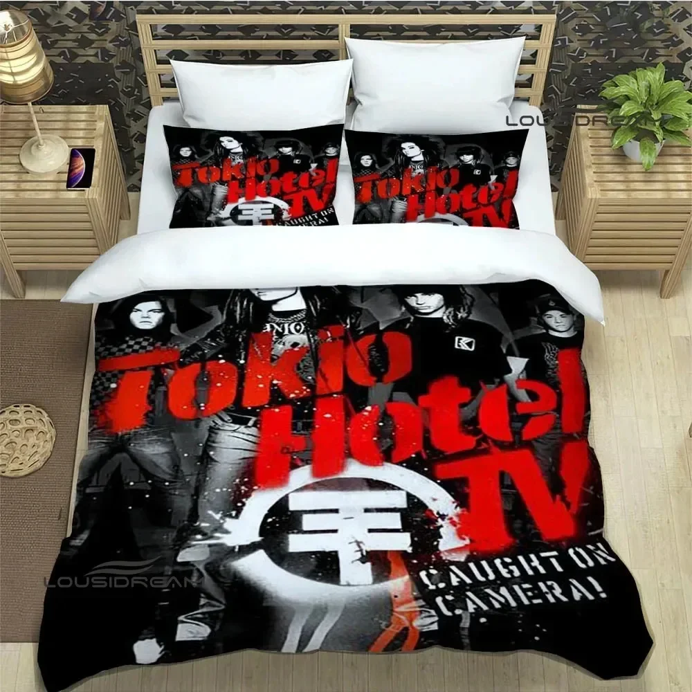 Комплекты постельного белья с принтом группы tokio hotel - Фотография_4