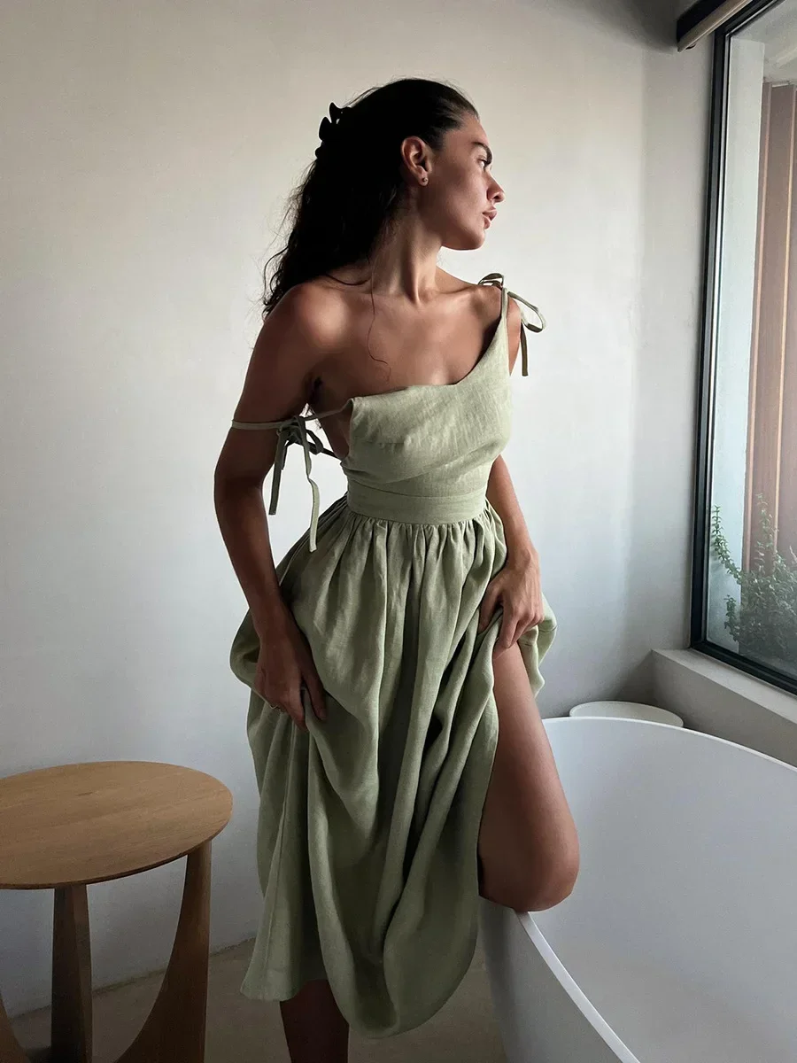 Bornladies, весенне-летнее пляжное женское платье - Фотография_4