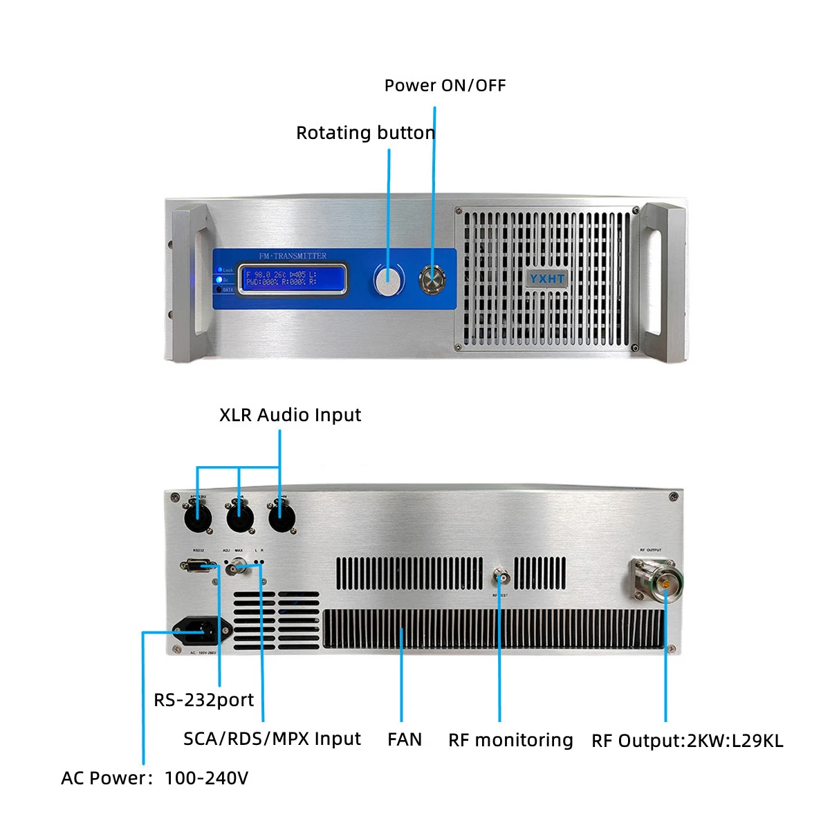 Yxht-1, fm-передатчик мощностью - Фотография_6