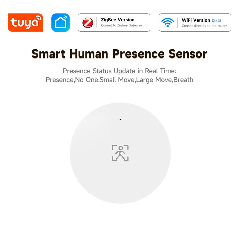 Датчик движения tuya wi-fi/zigbee с датчиком присутствия человека