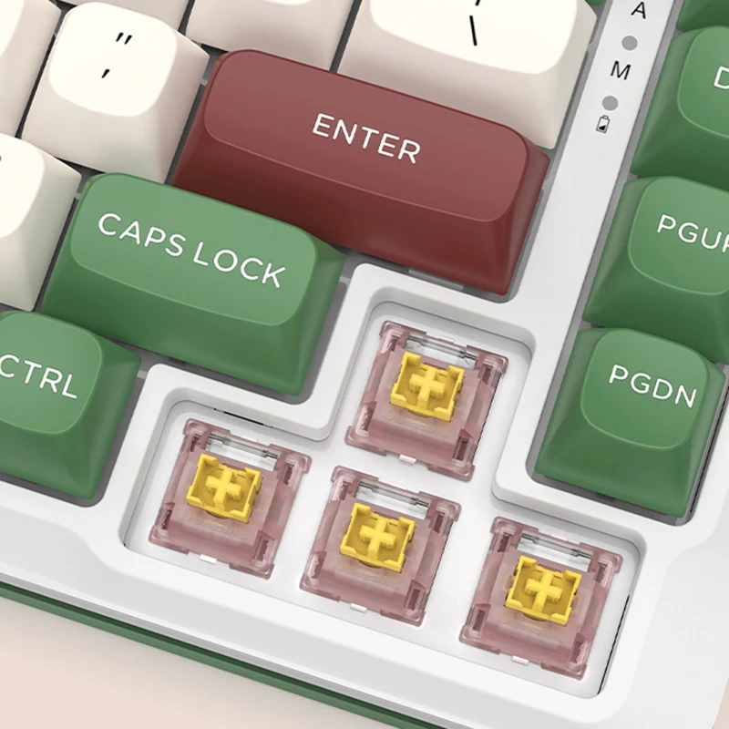 Переключатель outemu silent peach v3 lubed mute lemon v3 - Фотография_6