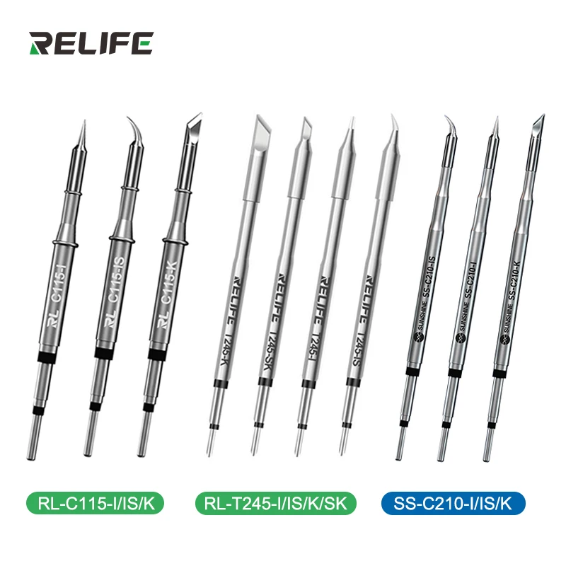 Наконечники паяльника relife c210 t245 c115