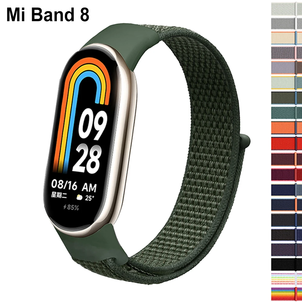 Нейлоновая петля для xiaomi mi band 9 8