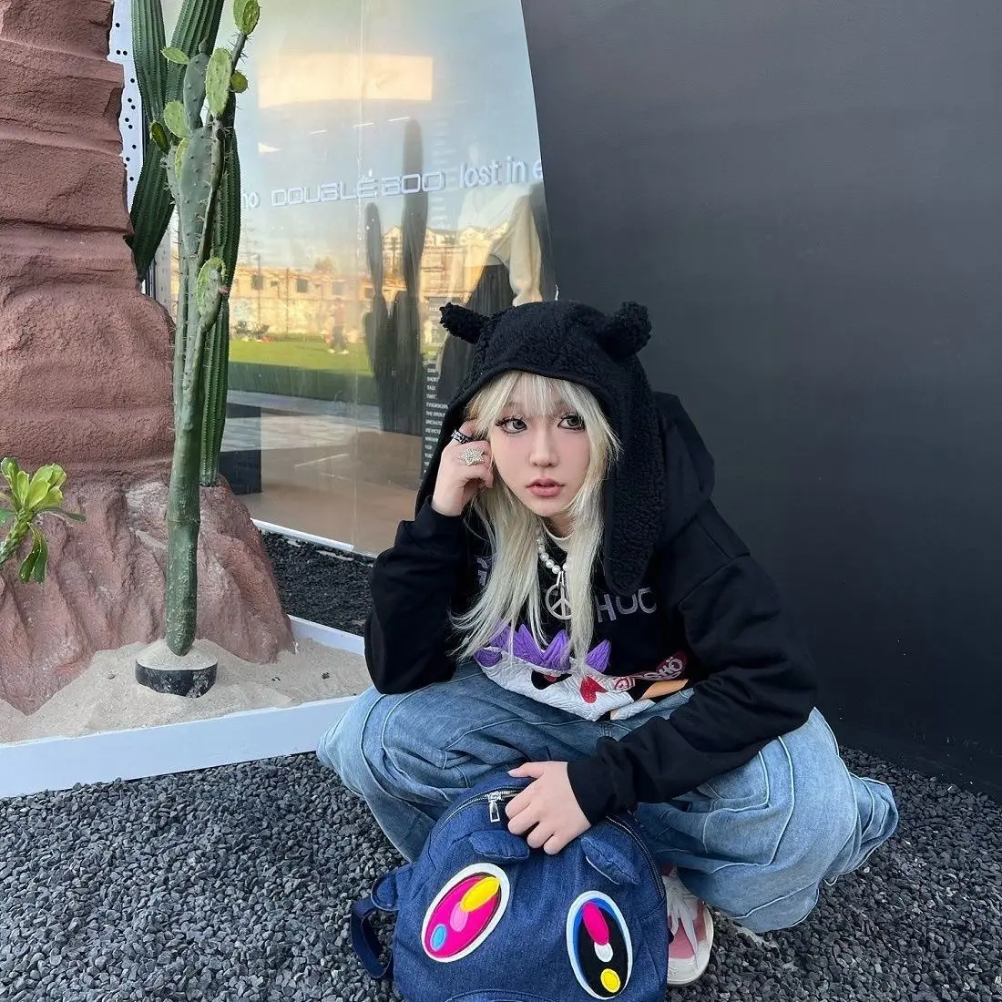 Оригинальный самодельный ковбойский рюкзак teddy bear - Фотография_5