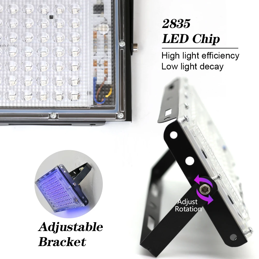 Led ультрафиолетовый прожектор - Фотография_5