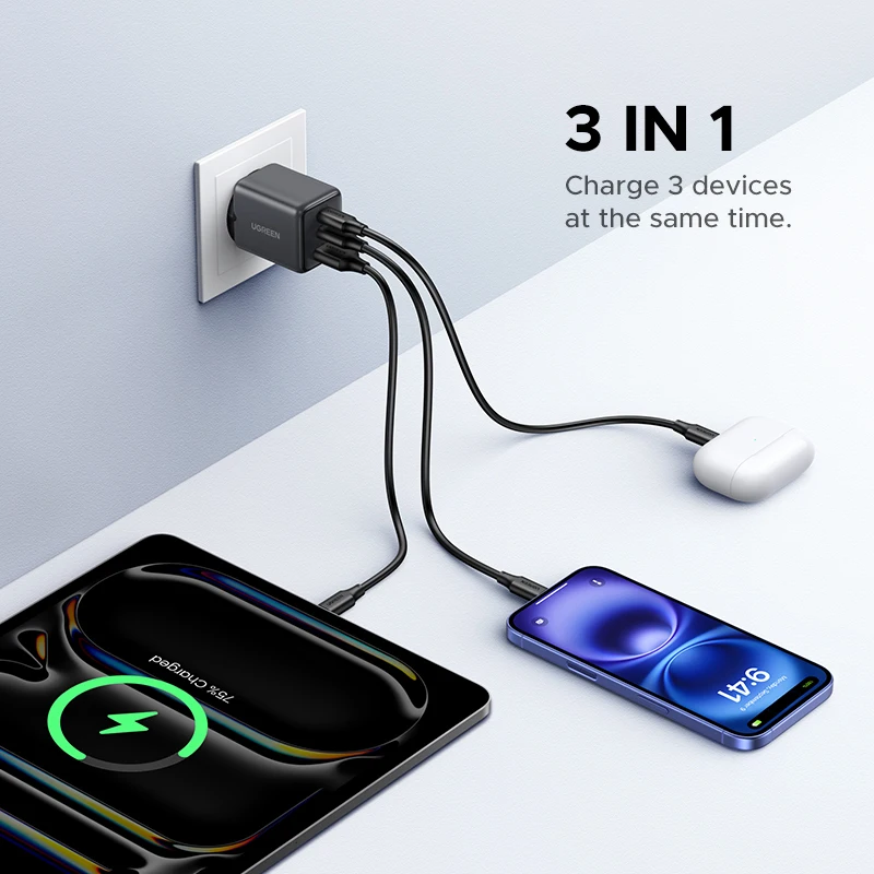 Зарядное устройство ugreen 30 вт gan pd 3 - Фотография_2