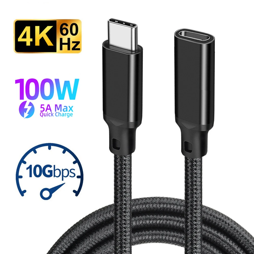 Удлинительный кабель usb c между мужчинами и женщинами типа c usb3