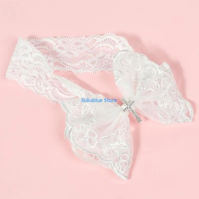 Кружевные банты, бантики для волос - Фотография_3