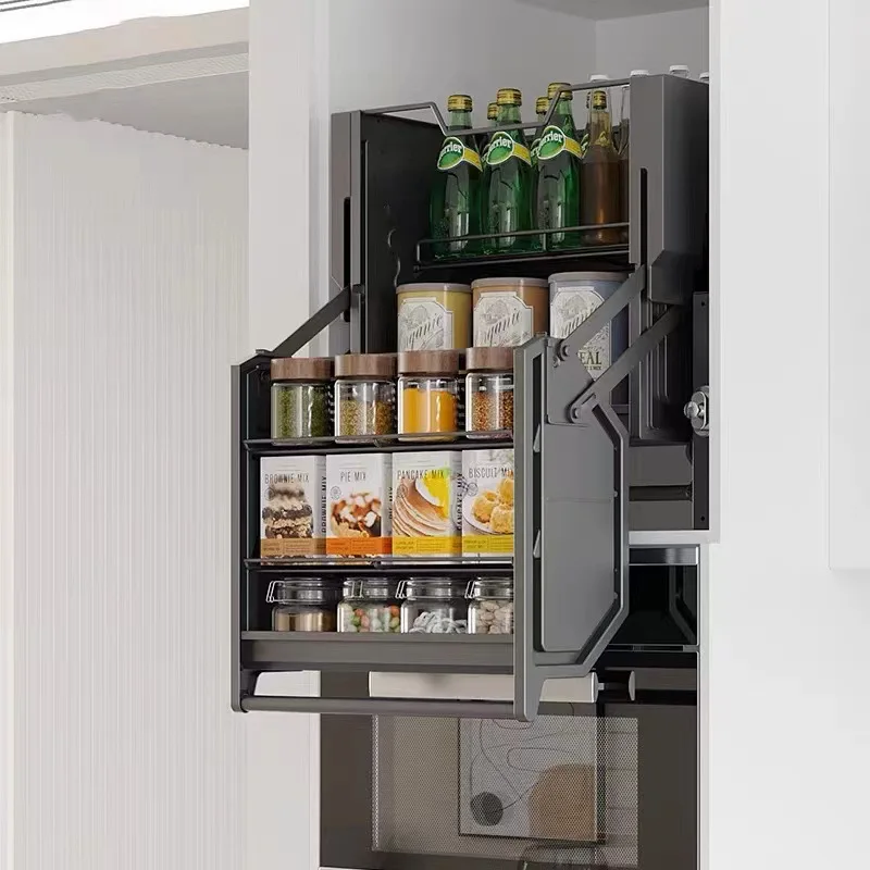 Кухонный шкаф, двухслойная выдвижная корзина