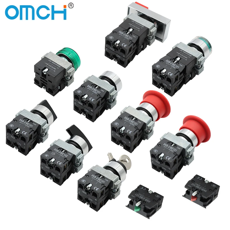 Кнопочный переключатель omch с самовозвратом skb2 - Фотография_4