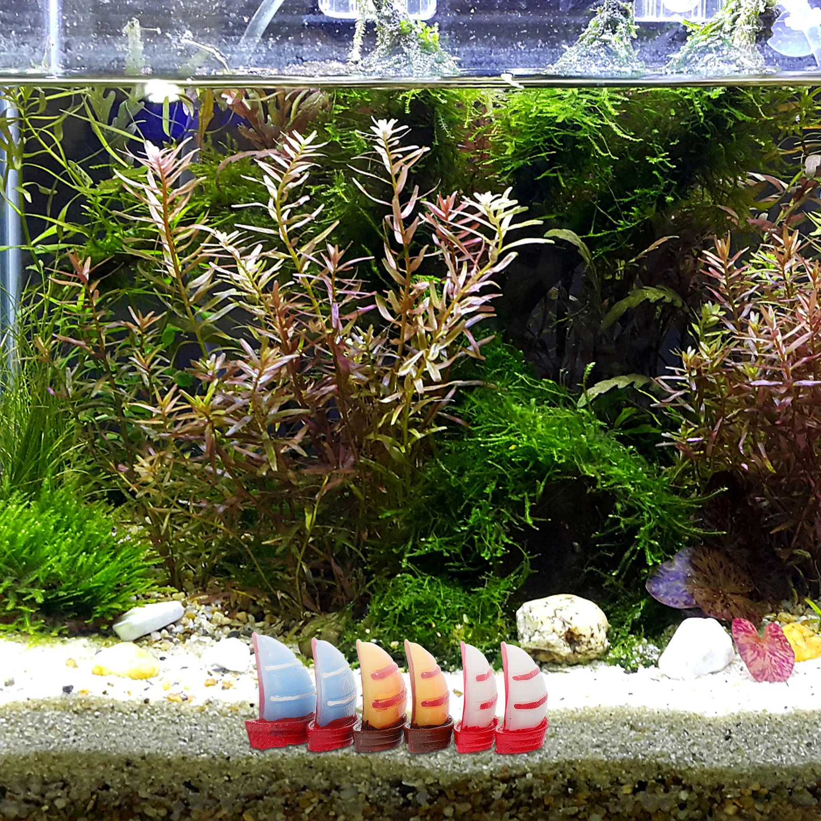 Реалистичные украшения для парусной лодки из смолы