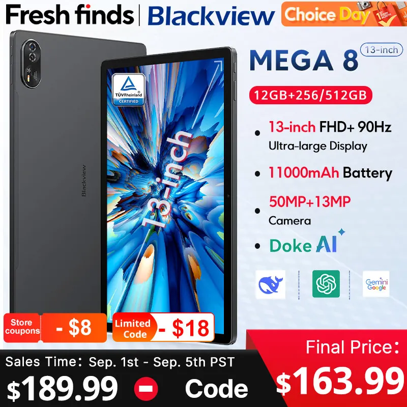 Blackview mega 8 планшет 13-дюймовый
