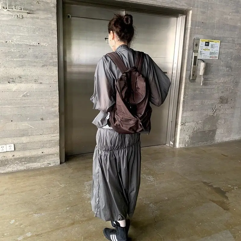 Новый стиль коричневый рюкзак с - Фотография_3