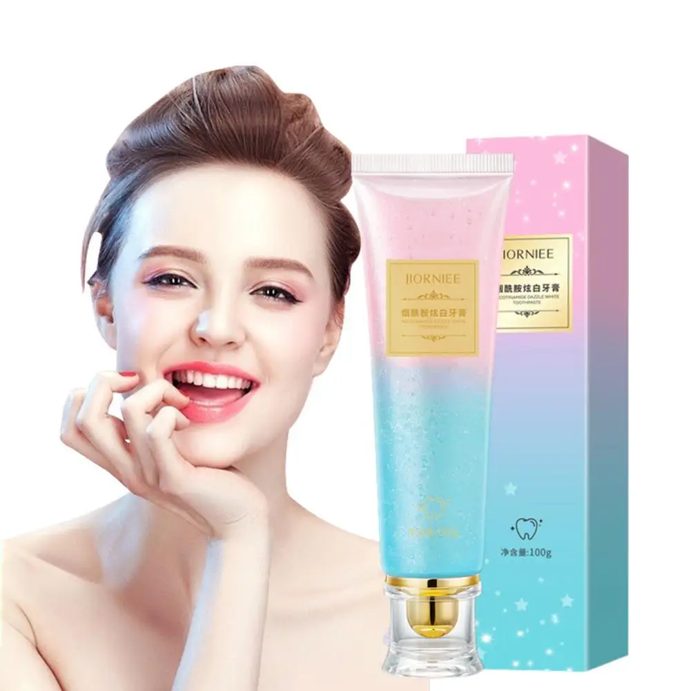 100 г ослепительной белой зубной пасты 치약 - Фотография_3