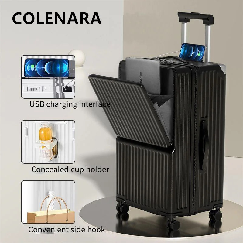 Чемодан для ноутбука colenara с передним отверстием для пк